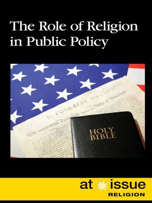 cover image of The Role of Religion in Public Policy